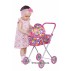 Прогулочная коляска для куклы «Lili» розовая Todsy 9320